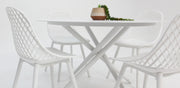 Persia Round 5pc Dining Setting - White